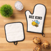 キュートなオーブンミットとポットホルダー 鍋つかみ&鍋敷きセット (トップダウン)