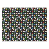 キュートなカジノタイル模様パーティーテーブルクロス テーブルクロス (正面(横))