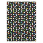 キュートなカジノタイル模様パーティーテーブルクロス テーブルクロス (正面)