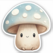 キュートなカスタムきのこのカットのビニールのシール シール (正面)