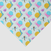 キュートなカタツムリと蝶とトンボ 薄葉紙 (詳細)