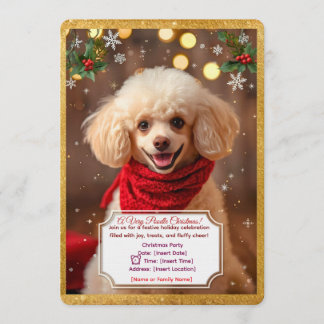 キュートなカニッシュのクリスマスパーティー招待状 招待状