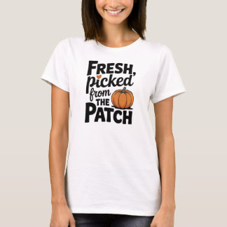キュートなカボチャ畑のグラフィック Tシャツ