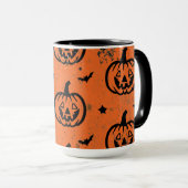 キュートなカボチャ ハッピーハロウィン マグカップ (正面右)