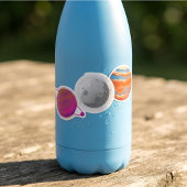 キュートなカラフル太陽系惑星9in1パック シール