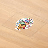 キュートなカワイイモロッコの夏のアイスミントティーベラードS アクリル招待状 (レイダウン)