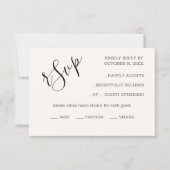 キュートなカントリーフェアリーガーデン 出欠カード (正面)