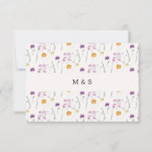 キュートなカントリーフェアリーガーデン 出欠カード (裏面)