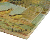 キュートなカントリーヴィンテージのニワトリのニワトリ カッティングボード (角)