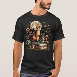 キュートなキノコのカントリーコ アベシニアンキャット Tシャツ