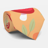 キュートなキノコのネックタイ |エマA. ネクタイ (ロール)