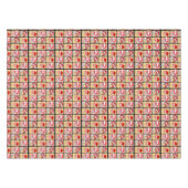 キュートなキノコの中心サンタクリスマスキノコ テーブルクロス (正面(横))