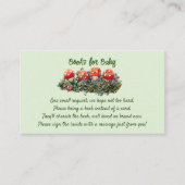 キュートなキノコの木の国の赤ちゃんシャワー予約リクエスト エンクロージャーカード (正面)