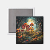 キュートなキノコの磁石 マグネット (正面/裏面)