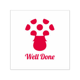 キュートなキノコよく行われた先生スタンプ セルフインキングスタンプ