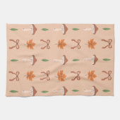 キュートなキノコ型キッチンタオル キッチンタオル (横)