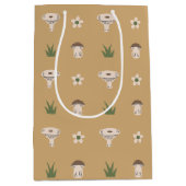 キュートなキノコ型抱き枕 ミディアムペーパーバッグ (正面)