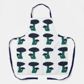 キュートなキノコ型 エプロン (正面)