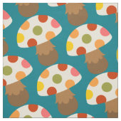 キュートなキノコ型 ファブリック (見本)