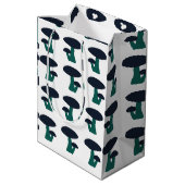 キュートなキノコ型 ミディアムペーパーバッグ (裏面アングル)