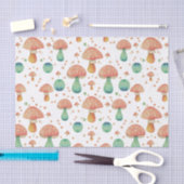 キュートなキノコ型 薄葉紙 (クラフト)