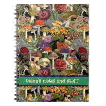 キュートなキノコ菌灰色の庭