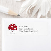 キュートなキノコ菌 ラベル (インサイチュ)