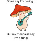 キュートなキノコ菌 Tシャツ