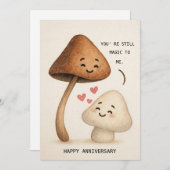 キュートなキノコ記念日カード シーズンカード (正面/裏面)