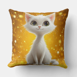 キュートなキャラクター猫 クッション