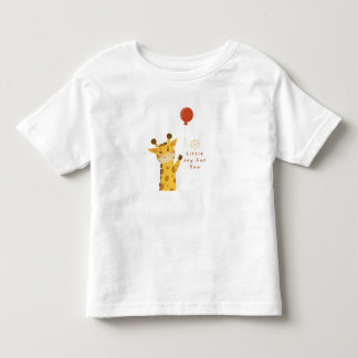 キュートなキリンと風船 - あなたへの小さな喜び トドラーTシャツ
