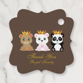 キュートなキングがブラウンに感謝 フェイバータグ