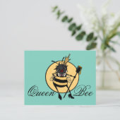 キュートなクイーンビー横葉書 ポストカード (スタンド正面)