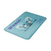 キュートなクジラ浴場、バスルームの装飾、 バスマット (アングル)