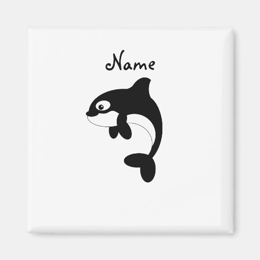 キュートなクジラ マグネット (正面)