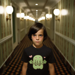 キュートなクチュルフロベクラフトハロウィーンのスポーン ベビーTシャツ