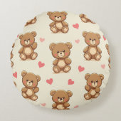 キュートなクマのラウンドクッション ラウンドクッション (正面)