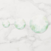 キュートなクマのリス熱帯ジャングルバースデーパーティー コンフェッティ (裏面)