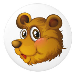 キュートなクマの子守 セラミックノブ