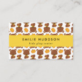 キュートなクマ、キッズセ遊ンター、アクティビティセンター 名刺 (正面)