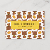 キュートなクマ、キッズセ遊ンター、アクティビティセンター 名刺 (正面)