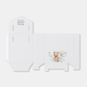 キュートなクマeucalyptusスクリプトバルーン赤ちゃんシャワー フェイバーボックス (折り畳みなし)