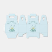 キュートなクラゲのベビーシャワーかわいい フェイバーボックス (折り畳みなし)