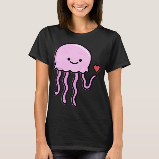 キュートなクラゲ Tシャツ (正面)