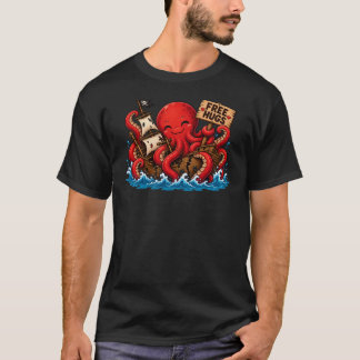 キュートなクラーケン!かわいいD&Dの海のモンスター Tシャツ