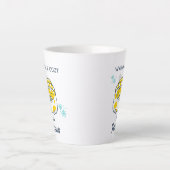 キュートなクリスチャン「温かくて居心地の良いイエス」子猫 カフェラテマグ (正面)