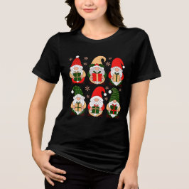 キュートなクリスマスのノーム トライブレンドTシャツ