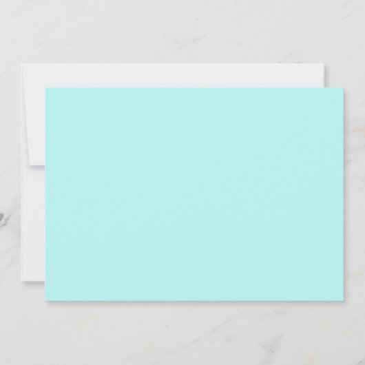 キュートなクリスマスウィンターペンギンと木 招待状 (裏面)