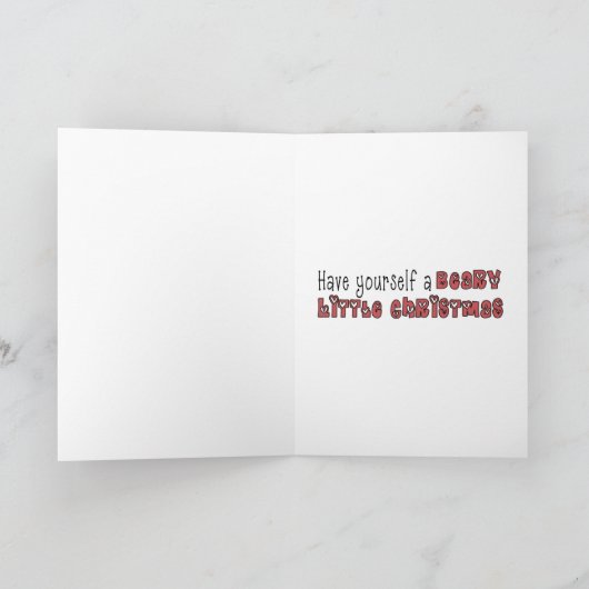 キュートなクリスマスカード シーズンカード (内部)