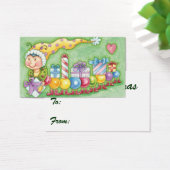 キュートなクリスマスキャタピラートレインとプレゼント (デスク)